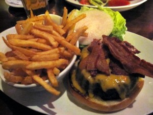 Five Napkin Bacon Cheddar Burger